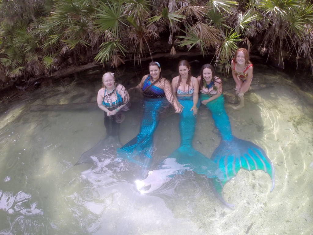Mermaid hang out at Blue Springs